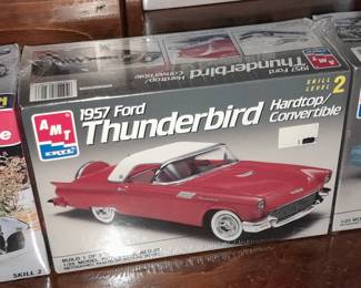 SEALED Model Kit By AMT/ERTL - 1957 Ford thunderbird Hardtop/Convertible