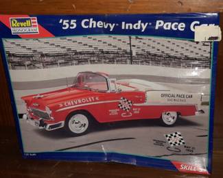 SEALED Model Kit By Revell/Monogram - '55 Chevy Indy Pace Car