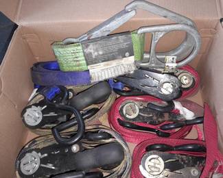 Ratcheting Tie Down Straps