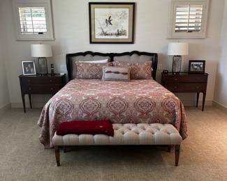 Master Bedroom Custom bedding everything beautiful!