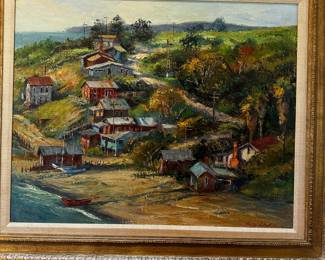 Ben Abril 24x30" Crystal Cove Laguna Beach