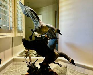 Beautiful Bronze Glen Swanson "Touchdown" 40x28x24"