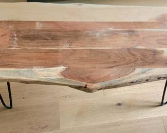 Live edge inspired bench 
$125

42.5 W x H 17.5 H x D 14.5