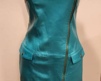 From the runways of Paris, France. Vintage Lambskin dress by French designer Roberto Fabris. 
A must have.  Sz 6 
$250.00