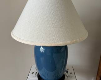 Blue Table Lamp. 
