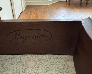Vintage Morganton Mahogany 4 Drawer Chest of Drawers with Brass Pulls. Photo 4 of 4.