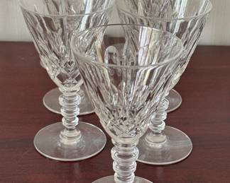 Hawks Crystal Wine Glasses. 