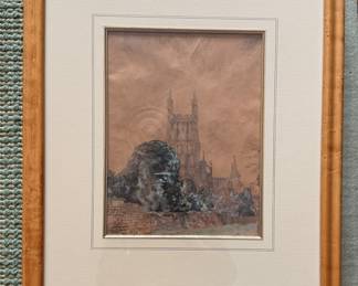 Late 19th Century Gouache on Paper. (British School).