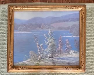 Rudolph F. Ingerle (American, 1879 - 1950), Oil On Board. Measures 20" x 22"; 29" x 31" Including Frame. Photo 1 of 3.