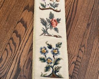 Needlepoint Bell Pull. Photo 1 of 2.