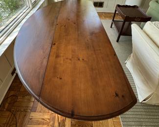 Drop Leaf Console / Oval Dining Table. Photo 2 of 4. 