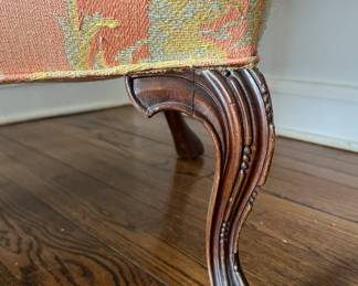 Vintage Ornate Wing Back Chair. Photo 5 of 5. 