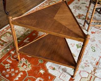 Two Tier Triangle Side Table. Photo 1 of 3. 