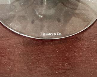 Set of 4 Tiffany & Co. Crystal Red Wine Glasses. Photo 2 of 2. 