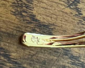 12K Gold Bracelet with Diamond. Photo 3 of 3.