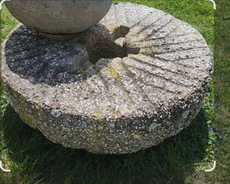 Huge millstone been in family approx 120 yrs ,36”x12”approx