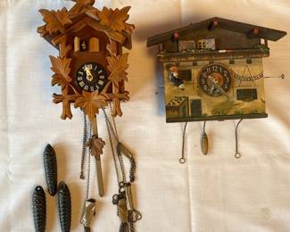 Vintage Cuckoo Clocks
