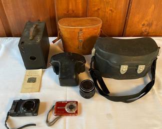 Vintage Cameras Binoculars