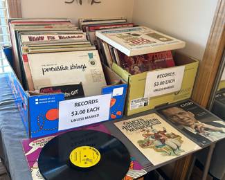 LARGE SELECTION OF RECORDS