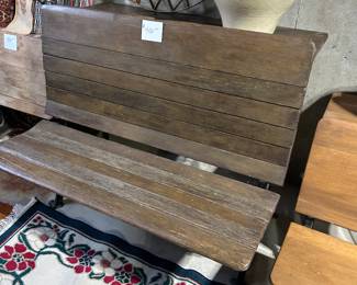 ANTIQUE DOUBLE SCHOOL DESK