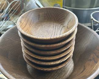 Wood Bowl Set 