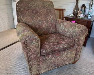 Lazy Boy Patterned Chair 