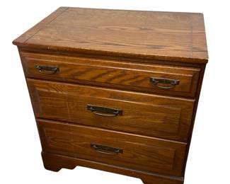 3 Drawer Chest Dresser Solid Wood