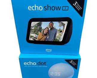 New Echo Show 5 3rd Gen Alexa Speaker Screen & Dot Clock