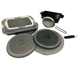 Misc Pans Baking Brownie Spatter Guard Strainer