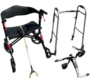 Rollator Drive F-22 + Stationary Pedal Grabber & Walker
