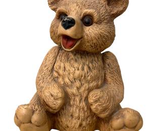 Vintage Large HOMCO Teddy Bear Sculpture