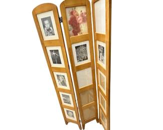 Photo Frame Room Divider Display Pine