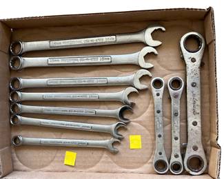 Hand Tools Full Set Craftsman Combination Wrench 10mm-16mm Metric Ratchet Tools