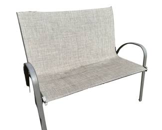Outdoor 2 Person Bench Tan Taupe