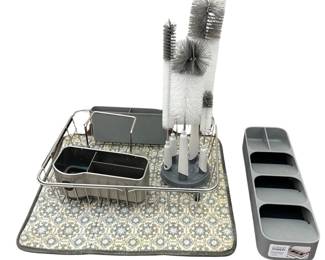 Joseph Designer Kitchen Dish Rack Flatware Knife Storage Soap & Bottle Brushes