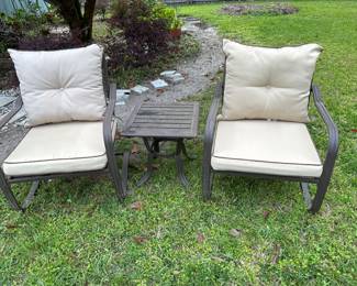 Patio Table and chairs & Cushions
2 sets 