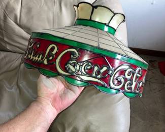 Coca Cola Lamp Shade (hanging style?)
