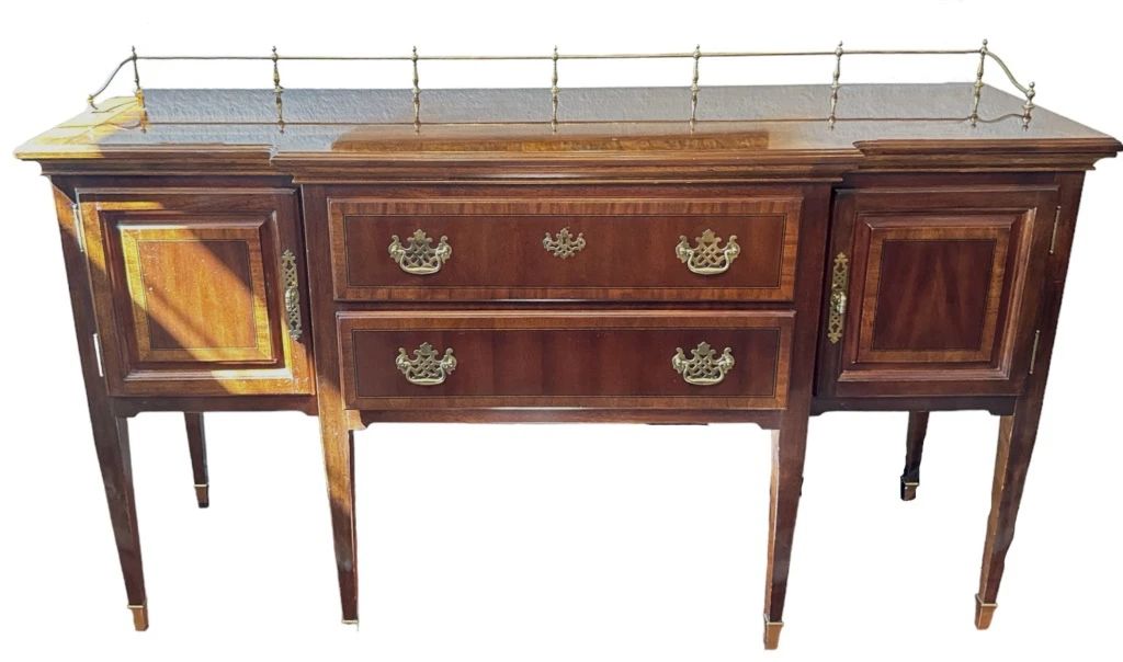 Mahogany Banded Buffet Server