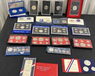 Collection Of Proof And Uncirculated Coins