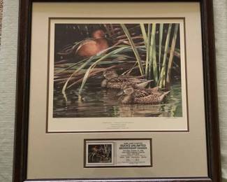 California SpiceCinnamon Teal by Artist Adele Earnshaw