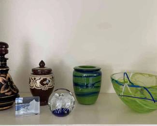 Bohemian Style, Murano, Arabia Kosta Boda Decor Items