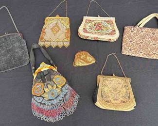 Collection Of Gorgeous Vintage And Antique Purses