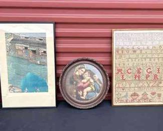 Collection Of Antique And Vintage Framed Art