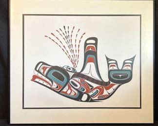 Tsimshian Killer Whale Crest By Heber Reece