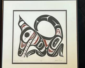 Tsimshian Wolf 171 180 By Heber Reece