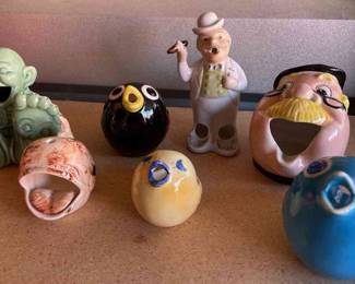 Vtg. Character Ashtrays