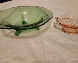 Vintage Depression Glass Bowls
