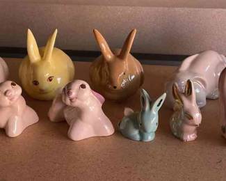 Bunnies Rabbits Cotton Dispensers