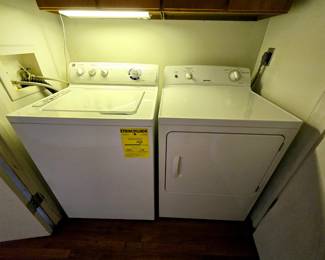 GE Washer and Dryer. Works great! 