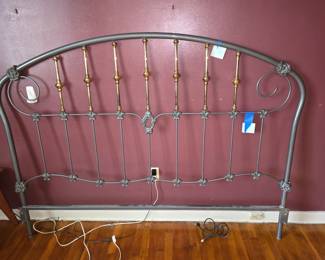 King size headboard with frame. 